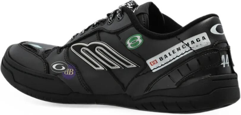 Balenciaga Hamptons stickers sneakers in black multicolor Zwart - Foto 4
