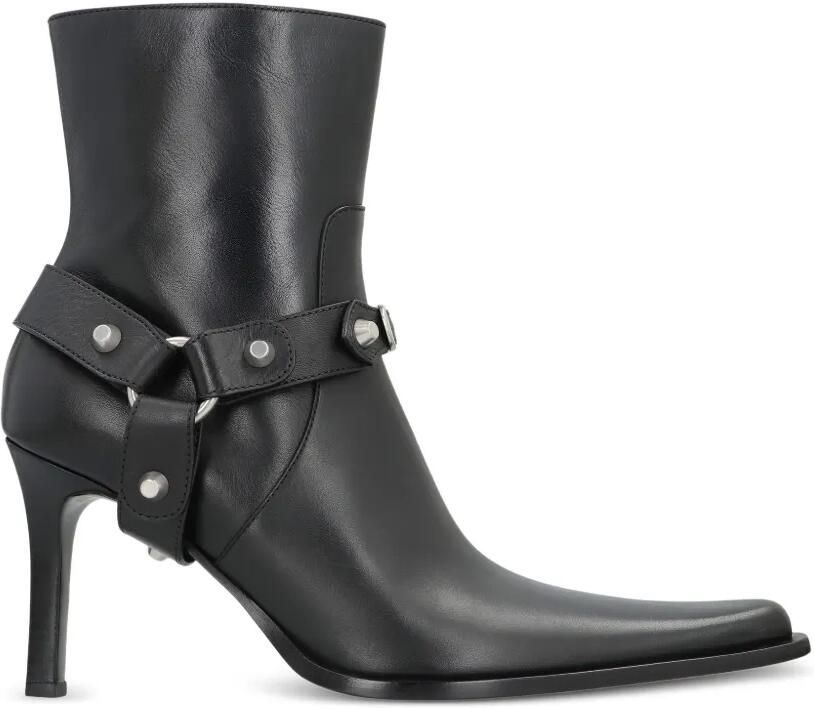 Balenciaga Laarzen met puntige neus en studs Zwart