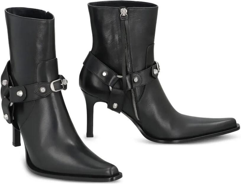 Balenciaga Laarzen met puntige neus en studs Zwart - Foto 3