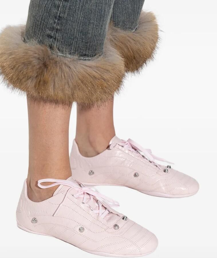Balenciaga Lammy sneakers met studs Roze - Foto 2