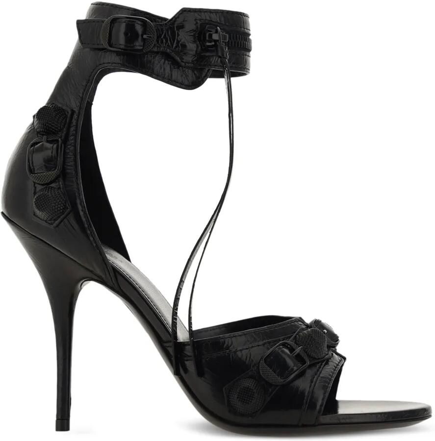 Balenciaga Le Cagole 110 mm sandalen Zwart