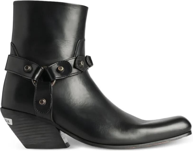 Balenciaga Memphis laarzen met harnas Zwart
