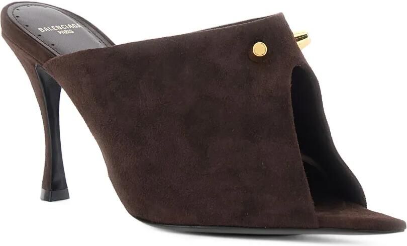 Balenciaga Midnight City mules in testa di moro Bruin - Foto 2