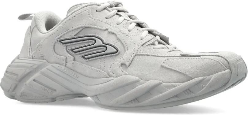 Balenciaga Monday chunky sneakers verfraaid met logo Wit - Foto 5