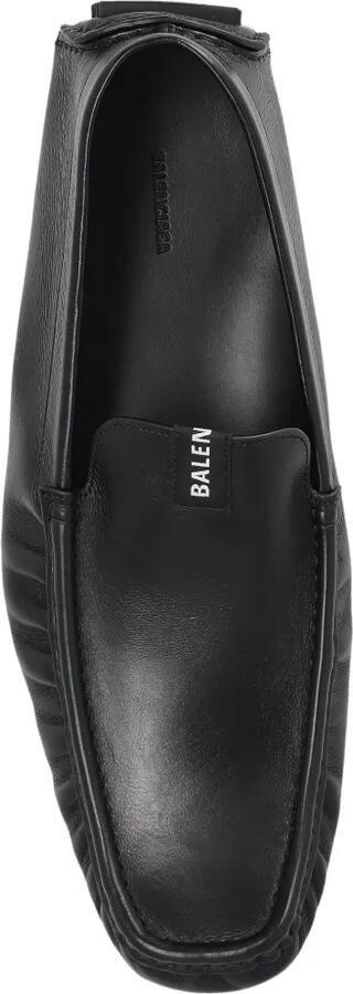 Balenciaga Portofino leren loafers met ruches Zwart - Foto 3