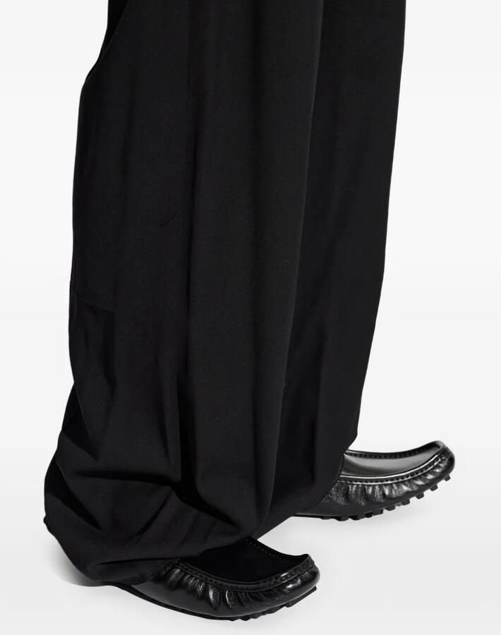 Balenciaga Portofino leren loafers met ruches Zwart - Foto 2