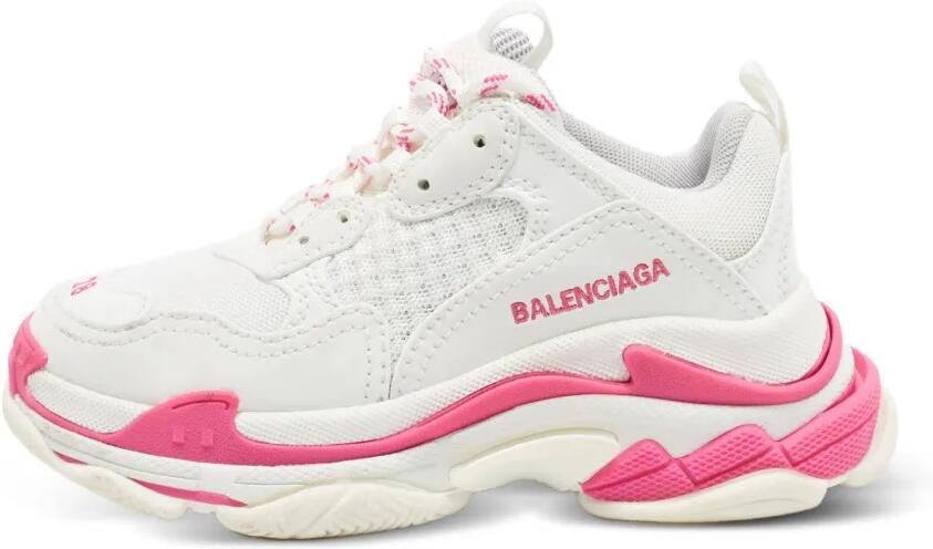 Balenciaga Pre-Owned Triple S sneakers met vlakken Wit