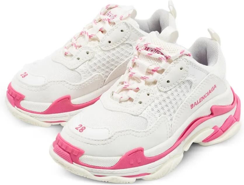 Balenciaga Pre-Owned Triple S sneakers met vlakken Wit - Foto 4