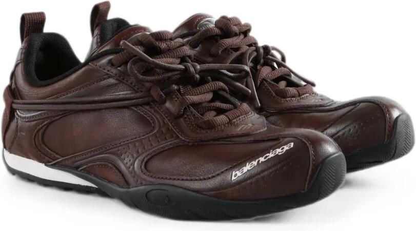 Balenciaga Radar leren sneakers Bruin - Foto 2