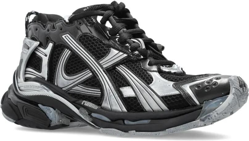 Balenciaga Runner sneakers met logo Zwart - Foto 4