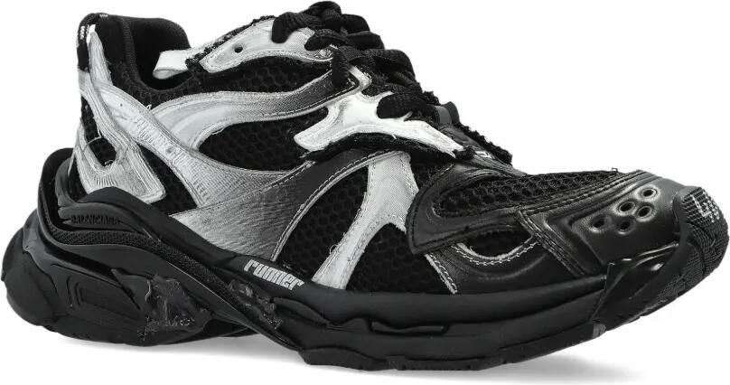 Balenciaga Runner sneakers met vlakken Zwart - Foto 4