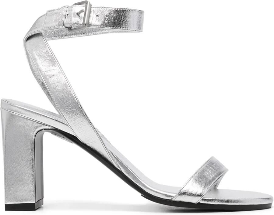 Balenciaga Sandalen met metallic afwerking Zilver