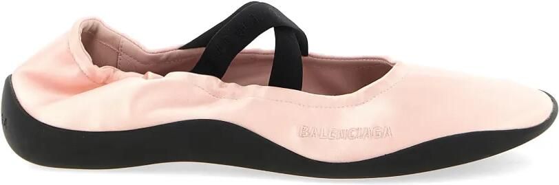 Balenciaga Shibuya elastische ballerina's Roze