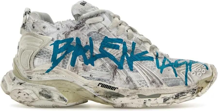 Balenciaga Sneakers met graffiti print Wit