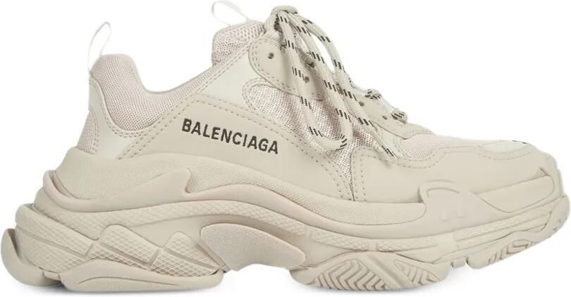 Balenciaga Sneakers met logoprint Beige