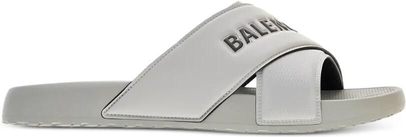 Balenciaga Sporty Pool slides Grijs