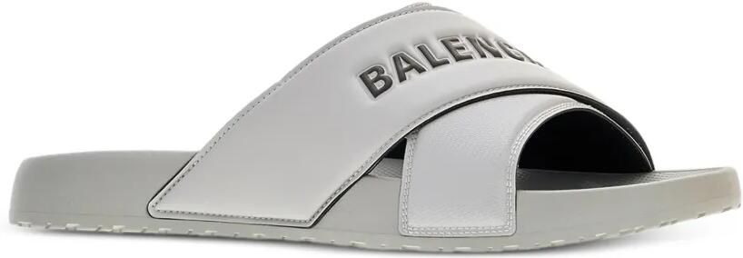 Balenciaga Sporty Pool slides Grijs - Foto 2