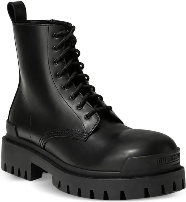 Balenciaga Strike enkellaarzen met veters Zwart - Foto 4