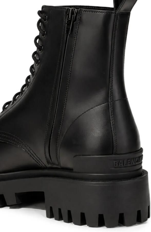 Balenciaga Strike enkellaarzen met veters Zwart - Foto 3