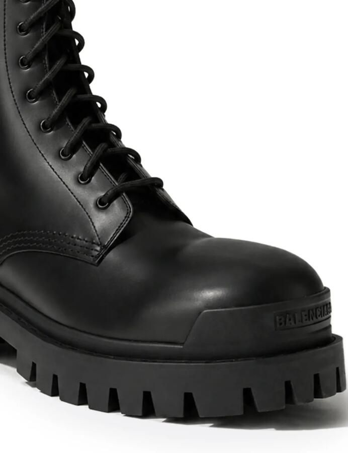 Balenciaga Strike enkellaarzen met veters Zwart - Foto 2