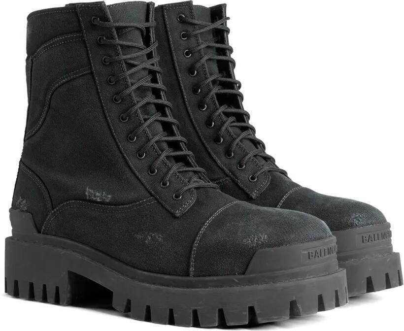 Balenciaga Strike veterlaarzen met rits Zwart - Foto 5