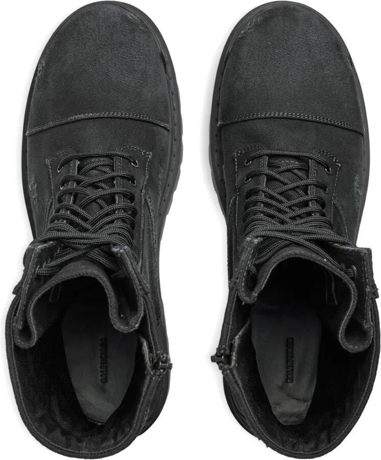 Balenciaga Strike veterlaarzen met rits Zwart - Foto 3
