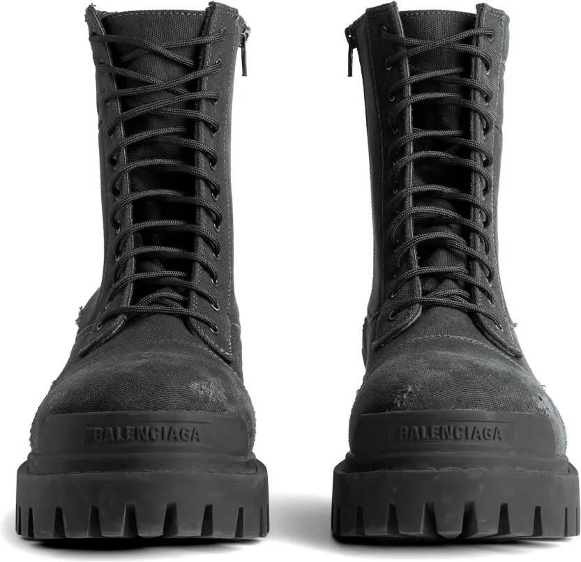 Balenciaga Strike veterlaarzen met rits Zwart - Foto 4