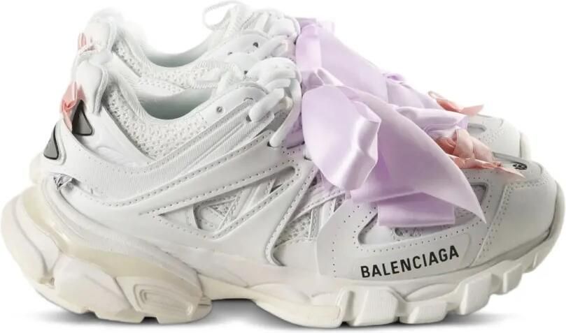 Balenciaga Track sneakers met strikdetail Wit