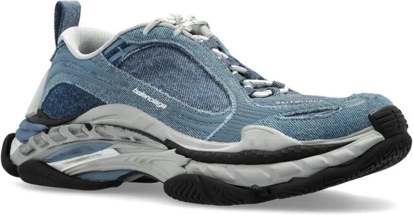 Balenciaga Triple S.2 denim sneakers Blauw - Foto 4
