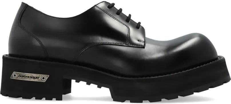 Balenciaga Venom derby veterschoenen met plateauzool Zwart