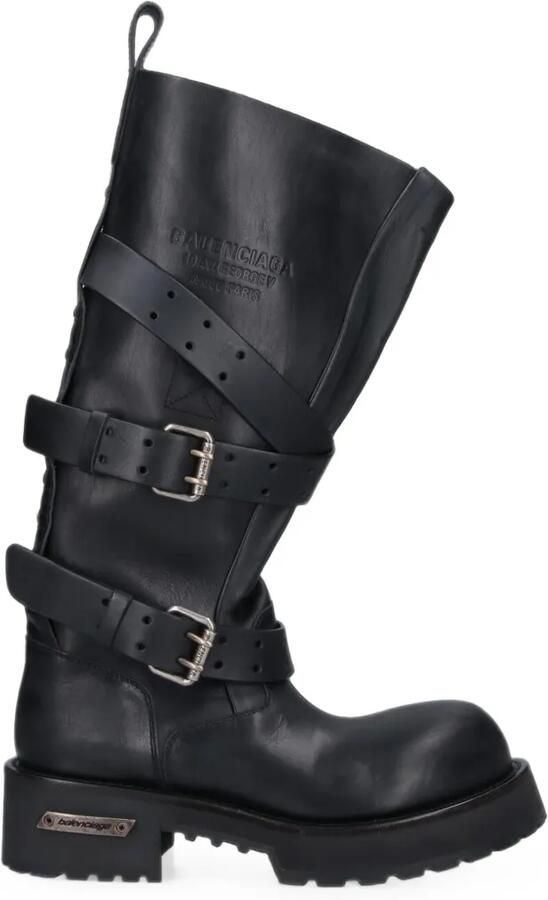 Balenciaga Venom laarzen met gespbandje Zwart