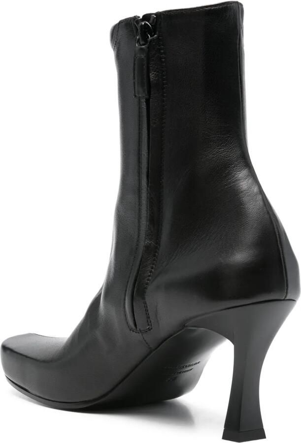 Balenciaga x Scholl leren laarzen met vierkante neus Zwart - Foto 2