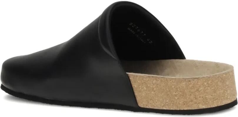 Balenciaga x Scholl leren slippers Zwart - Foto 3