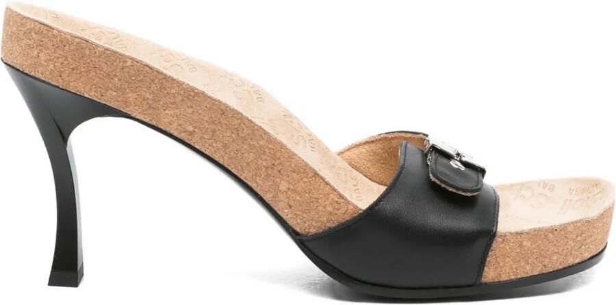 Balenciaga x Scholl sandalen met hak Zwart