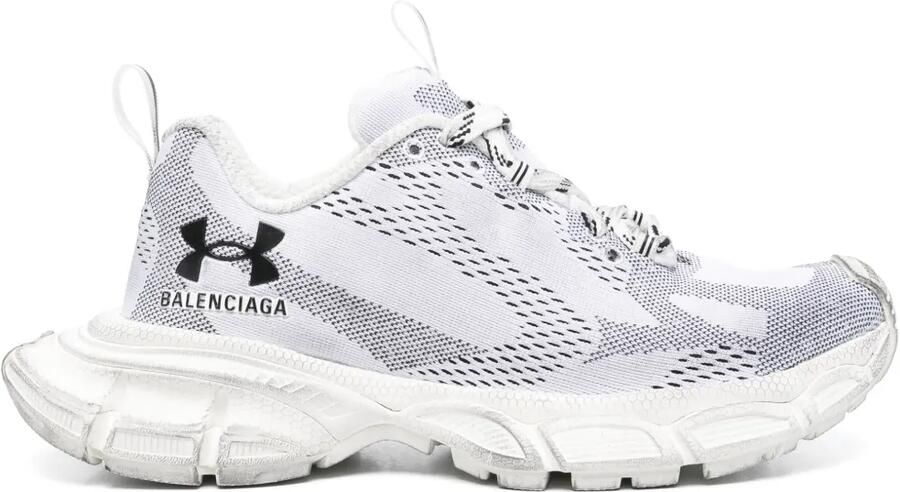 Balenciaga x Under Armour 3XL gebreide sneakers Zwart