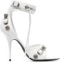 Balenciaga Cagole leren sandalen Wit - Thumbnail 1