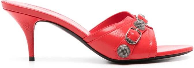 Balenciaga 70 mm Cagole sandalen Rood