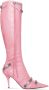Balenciaga Cagole laarzen met puntige neus Roze - Thumbnail 1