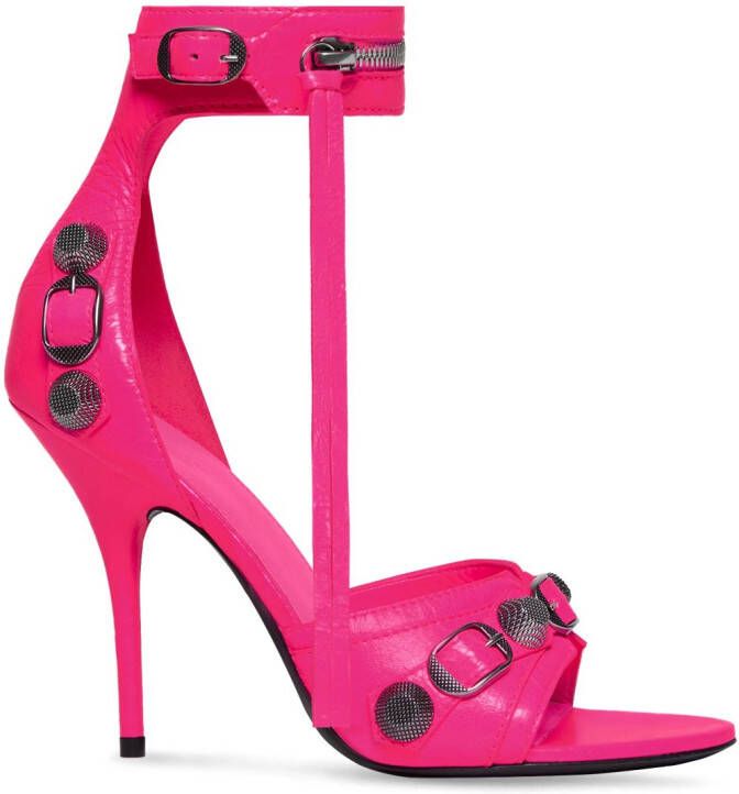 Balenciaga Cagole stiletto sandalen Roze
