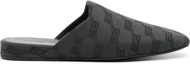 Balenciaga Cozy muiltjes met jacquard Grijs