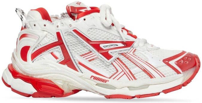 Balenciaga Sneakers met geborduurd logo Wit