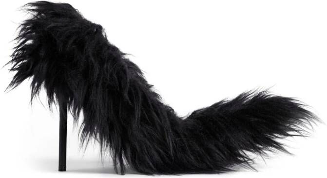 Balenciaga 110 mm Flex Fur pumps Zwart