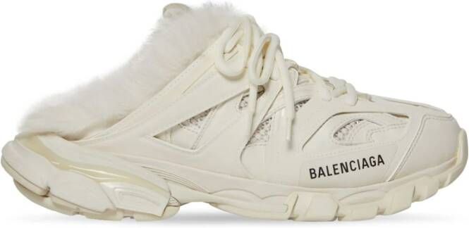 Balenciaga Furry sandalen Zwart