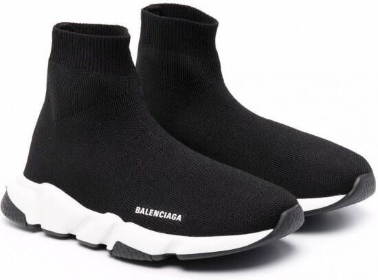 Balenciaga Kids Speed LT soksneakers Zwart