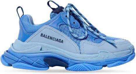 Balenciaga Kids Triple S muiltjes sneakers Blauw