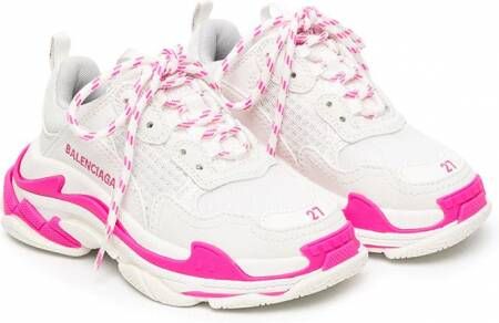 Balenciaga Kids Triple S sneakers Wit