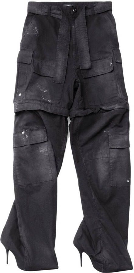 Balenciaga Knife cargo schoenen Zwart