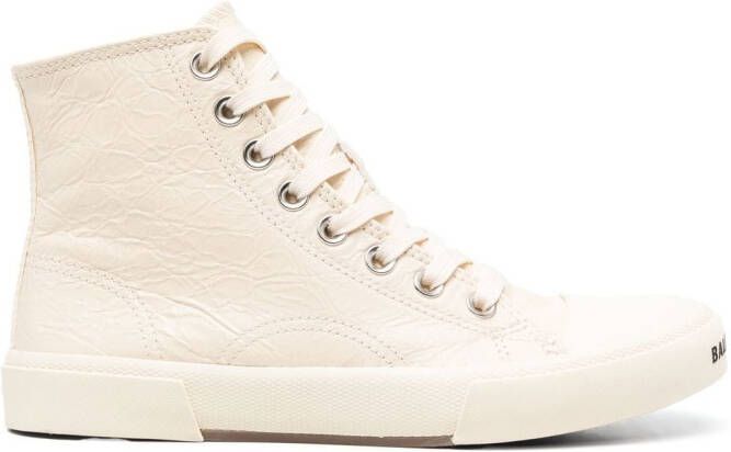 Balenciaga Paris high-top sneakers Beige