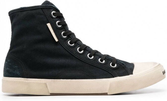 Balenciaga Paris high-top sneakers Zwart