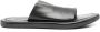 Balenciaga Leren sandalen met open neus Zwart - Thumbnail 1